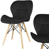 Krzesła - KRZESŁO TAPICEROWANE NOWOCZESNE DO SALONU JADALNI - miniaturka - grafika 1