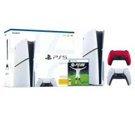 Konsole Playstation - Sony PlayStation 5 Slim D Chassis PS5 1TB z napędem + Dodatkowy Pad Wulkaniczna czerwień + EA SPORTS FC 25 - miniaturka - grafika 1