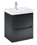 Szafki łazienkowe - Szafka łazienkowa pod umywalkę Elita Helo 60 cm czarny mat RE010600207160 - miniaturka - grafika 1