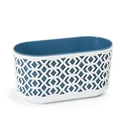 Donice - Skrzynka Aztek 600 korpus biały + wkład morski - miniaturka - grafika 1