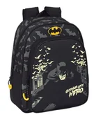 Plecaki - Safta Batman Hero Plecak dziecięcy z możliwością dostosowania do wózka, czarny, Estándar, swobodny, czarny, Estándar, Casual - miniaturka - grafika 1