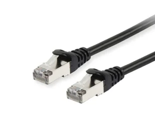 Equip Patchcord Cat 6a SFTP 7.5m czarny 606107 606107 - Kable miedziane - miniaturka - grafika 2