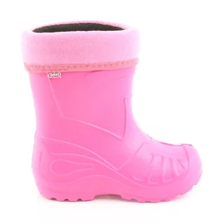 Buty dla dziewczynek - Befado obuwie dziecięce kalosz- różowe 162P101 - grafika 1