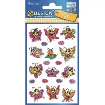 Naklejki Brokatowe Motylki - Zabawki kreatywne - miniaturka - grafika 1