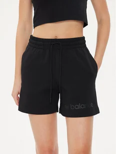 New Balance Szorty sportowe Hyperembossed WS41550 Czarny Regular Fit - Spodenki damskie - miniaturka - grafika 1