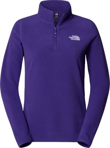 THE NORTH FACE Damska bluza 100 Glacier 1/4 Zip Bluza, Peak Purple, XL