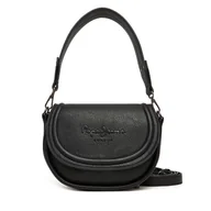 Torebki damskie - Torebka Pepe Jeans Crisha Code PL0300006 Czarny - miniaturka - grafika 1