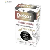 Emalie - Lakier dekoracyjny Dekor 80 ml srebrny - miniaturka - grafika 1