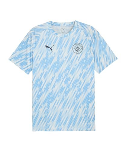 PUMA Manchester City FC Męskie strój rozgrzewkowy 25/26, Niebieski (Silver Sky), 3XL