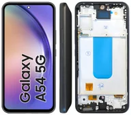 Części serwisowe do telefonów - WYŚWIETLACZ EKRAN LCD DO SAMSUNG GALAXY A54 OLED RAMKA CZARNA SM-A546B - miniaturka - grafika 1