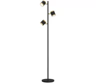 Lampy stojące - Wofi 3003-304S - LED Lampa podłogowa ściemnialna TOULOUSE LED/21W/230V czarna/złota - miniaturka - grafika 1