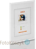 Ramki na zdjęcia - Ramka drewniana biała (na zdjęcie 21x30 cm) - miniaturka - grafika 1