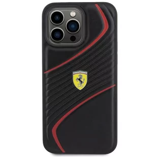 Ferrari FEHCP15XPTWK iPhone 15 Pro Max 6.7" czarny/black hardcase Twist Metal Logo - Etui i futerały do telefonów - miniaturka - grafika 3