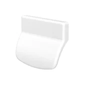 Akcesoria do okien - Pochwyt Balkonowy Biały PCV Drzwi Okna - miniaturka - grafika 1