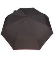 Parasole - Parasol męski Pełny Automat Czarny z bordową lamówką - miniaturka - grafika 1