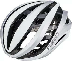 Giro Aether MIPS Kask rowerowy, mat white/silver S 51-55cm 2020 Kaski szosowe 200221-007 - Kaski rowerowe - miniaturka - grafika 1