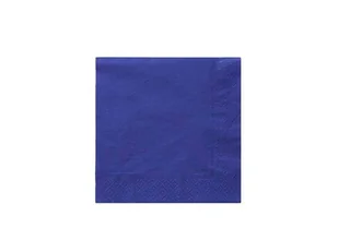 Serwetki "Classic" granatowe PAW 33 cm 20 szt PWSDL111205 - Dekoracje i nakrycia stołu na imprezę - miniaturka - grafika 1