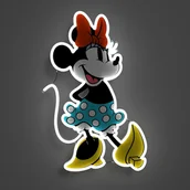 Body dla niemowląt - NEON YELLOWPOP DISNEY MINNIE FULL BODY - miniaturka - grafika 1