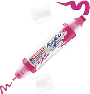 Markery permanentne - Marker akrylowy 3D e-5400 EDDING, podwójny, 2-3 mm, 5-10 mm, telemagenta - miniaturka - grafika 1