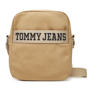 Saszetka Tommy Jeans Retro Cool Reporter AM0AM13277 Beżowy - Torby męskie - miniaturka - grafika 1