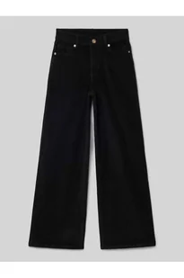 Spodnie sztruksowe z szeroką nogawką z mieszanki bawełny model HOPE - Only - Spodnie sportowe damskie - miniaturka - grafika 1