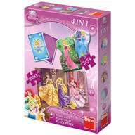 Puzzle - Dino Puzzle 4w1 Księżniczki Z3248 (100 i 2 x 54 elementy) - miniaturka - grafika 1