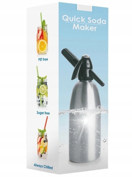 SYFON SATURATOR DO WODY GAZOWANEJ + 20 SZT NABOJÓW