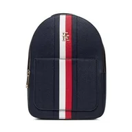 Plecaki - Plecak TOMMY HILFIGER - Th Emblem Backpack Corp AW0AW14216 DW6 - Tommy Hilfiger - miniaturka - grafika 1
