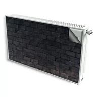 Dekoracje domu - magnes mata magnetyczna kaloryfer dekor szare cegły - miniaturka - grafika 1