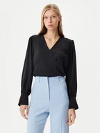 Bluzki damskie - Rinascimento Bluzka CFC0122866003 Czarny Regular Fit - miniaturka - grafika 1