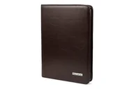 Teczki i aktówki - Beltimore brązowy męski biwuar aktówka teczka organizer dla handlowca I56 brązowy, beżowy - miniaturka - grafika 1