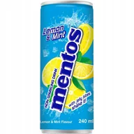 Soki i napoje niegazowane - Napój Mentos Lemon & Mint 240ml - miniaturka - grafika 1