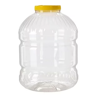 Słoik plastikowy z zakrętką 15L żółty - Pojemniki kuchenne - miniaturka - grafika 1