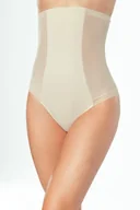 Majtki damskie - Vekna Majtki wysokie beżowy M - miniaturka - grafika 1