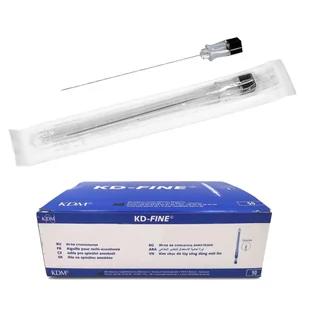 Igły do punkcji lędźwiowej 90mm x 0,7mm 22G KDM KD-Fine Spinal 50szt - Meble i wyposażenie gabinetów medycznych - miniaturka - grafika 1