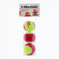 Tenis ziemny - Head Piłka tenisowe 3B TIP RED x3 TPH-052 / 578113 - miniaturka - grafika 1