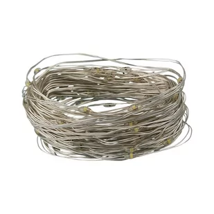 Lampki wewnętrzne łezki na druciku 0,9m 10 LED ciepła biel - Oświetlenie świąteczne - miniaturka - grafika 1