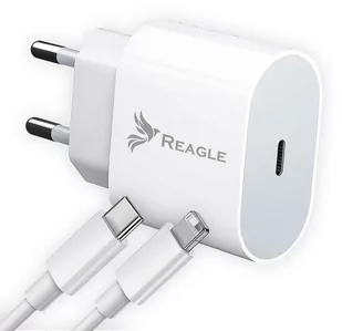 SZYBKA ŁADOWARKA DO IPHONE KOSTKA ZASILACZ 20W + KABEL 1M USB-C - IPHONE - Ładowarki do telefonów SZYBKA ŁADOWARKA DO IPHONE KOSTKA ZASILACZ 20W + KABEL 1M USB-C - IPHONE - Ładowarki do telefonów - miniaturka - grafika 1