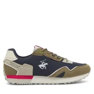 Sneakersy męskie - Sneakersy Beverly Hills Polo Club SPORTMAX-01 Granatowy - miniaturka - grafika 1