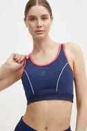 Bielizna sportowa damska - Fila biustonosz sportowy Rodern kolor granatowy wzorzysty FAW0706 - miniaturka - grafika 1