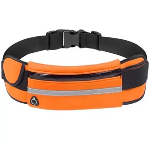 PAS do Biegania Saszetka Biodrowa reulowana 77-96cm pomarańczowy BQ12F - Nerki - miniaturka - grafika 1