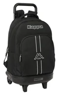 Plecaki - Safta KAPPA DARK Duży plecak na kółkach, kompaktowy, zdejmowany, idealny dla dzieci w różnym wieku, wygodny i wszechstronny, jakość i wytrzymałość, 33 x 22 x 45 cm, Czarny (Black), M, Casual - miniaturka - grafika 1