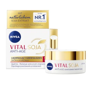 NIVEA Anti-Age Soja ujędrniający krem SPF 30 Dzień - Kremy do twarzy - miniaturka - grafika 1