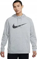 Bluzy męskie - Bluza Sportowa Męska Nike Z Kapturem Dri-fit DV8008-063 r. M - miniaturka - grafika 1