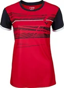 Koszulki i topy damskie - Victor Function damska koszulka do badmintona czerwony czerwony 42 - miniaturka - grafika 1