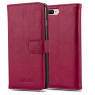Etui i futerały do telefonów - Etui Do Apple iPhone 7 PLUS / 7S PLUS / 8 PLUS w Pokrowiec CZERWONE WINO Magnet Obudowa Ochronny Case Cover Cadorabo - miniaturka - grafika 1