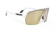Okulary sportowe - RUDY PROJECT Okulary przeciwsłoneczne SPINSHIELD AIR white matte multilaser gold - miniaturka - grafika 1