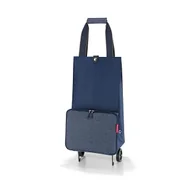 Torby i wózki na zakupy - Wózek Foldabletrolley, Herringbone, 30 L, Dark Blue, Reisenthel - miniaturka - grafika 1
