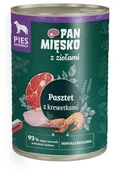 Mokra karma dla psów - Pan Mięsko karma mokra dla psa pasztet z krewetkami i ziołami 400g - miniaturka - grafika 1