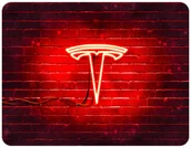 Podkładki pod mysz - PODKŁADKA POD MYSZKĘ TESLA Z IMIENIEM 23x19CM DO LAPTOPA - miniaturka - grafika 1